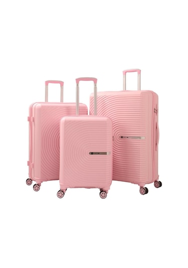 Mçs Üçlü Polipropilen Valiz Seti V374 S21yy1000006-set 00070 Pudra