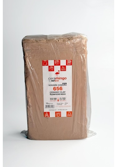 656 Seramik Çamuru Vakumlu 1050 C - 10 Kg