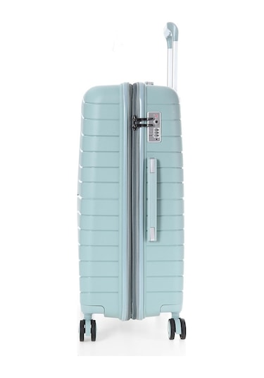 Ççs 5242 Polipropilen Körüklü Orta Boy Valiz-mavi Mavi