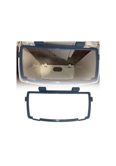 Willowhaven 1 Adet Gri Pvc Kapı Çöp Kutusu - Karavanlar İçin Dayanıklı Mekanizma, Kolay Kurulum Gri