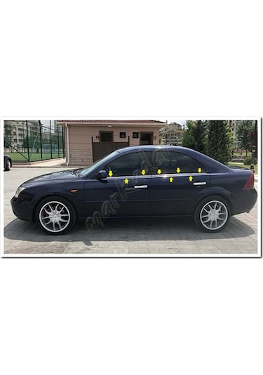 Woc Chrome Ford Mondeo Krom Cam Çıtası 2001-2007 4 Parça Paslanma