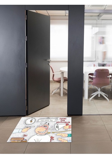 İşimi Seviyorum İş Yeri Paspas Lovebug-t