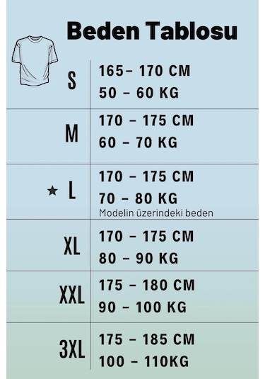 Erkek Mavi Çizgi Baskılı Normal Kesim Bisiklet Yaka Erkek Tişört 22etshmros 001