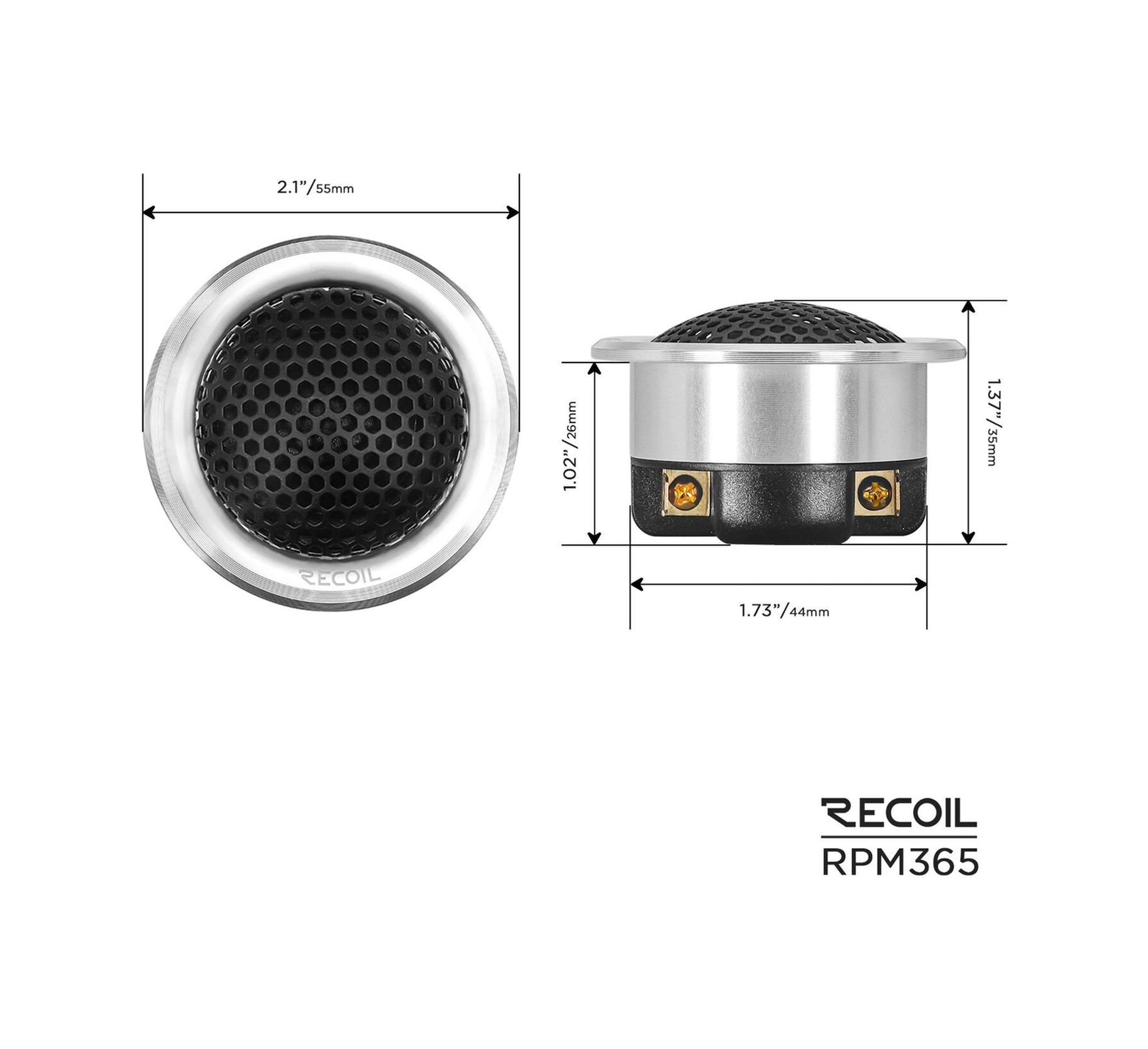 Recoil Rpm365 3 Yollu Komponent Mid Takımı 160 Watt