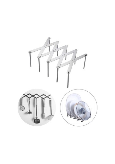 Bosphorusboutique02 Suntek Paslanmaz Çelik Tencere Kapağı Geri Çekilebilir Rafı Diğer