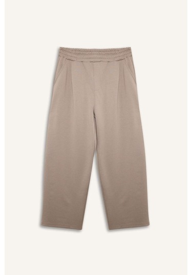 Defacto Barrel Fıt Skuba Dalgıç Kumaş Jogger G6316ax25wnbg250 Bej-bg250