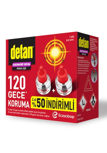 Detan 120 Gece Elektrolikit 2.si %50 Yedek