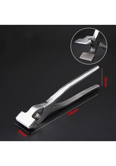 Deri Düz Pense Hemming Pense Çanta Ve Ayakkabı İçin El Yapımı Dıy Aletler Düz Kafa