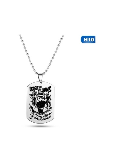 H10 My Hero Academia Anime Cosplay Kolye İskelet Erkek Kolye Kolye Erkekler Takı Için Çok Renkli