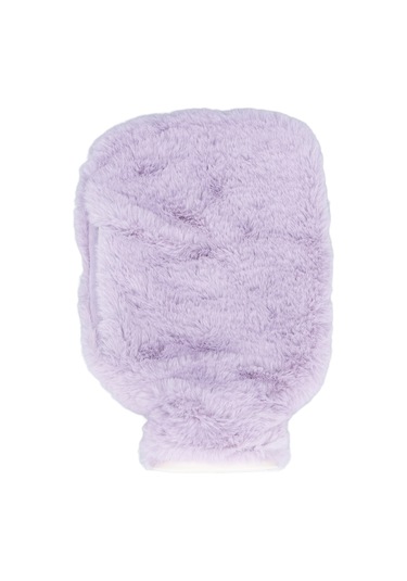 Moveevo Mor Plüş Kılıflı Pvc Suluk Isı Torbası - Çift Eldivenli, Kaymazsız Dokulu, Yavaş Isı Dağıtımı 1000ml Mor