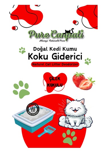 Purecanpati Kedi Kumu Koku Giderici Çilek Kokulu