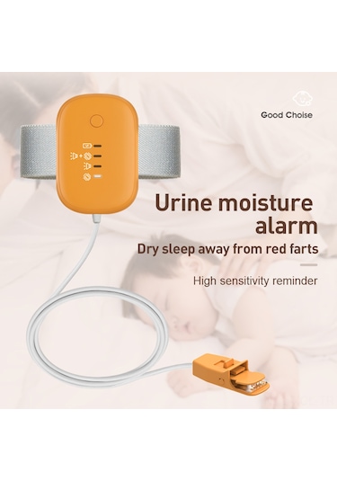 Konesam Cy-999 Bebek Islaklık Alarmı: 3 Modlu, Şarj Edilebilir, Manyetik Ve Klipsli Beyaz