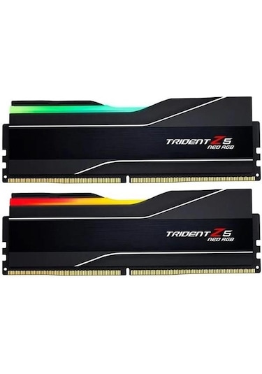 Gskill F5-6000J2636H32GX2-TZ5NR 64 GB (2x 32) DDR5 6000 MHz CL26 RGB Dual Kit Masaüstü Pc Ram