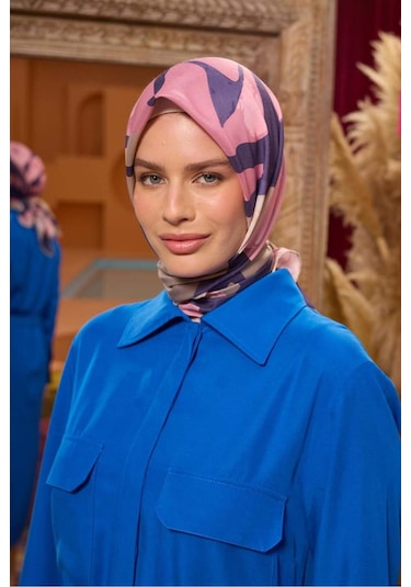 İpekhan Marrakech Koleksiyon Soft Eşarp 1211 - 04 Pembe Pembe