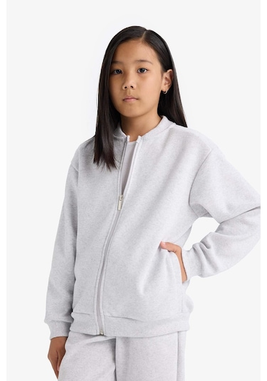 Defacto Erkek Çocuk 2li Takım Bomber Hırka Eşofman Altı F2491a825augr157 Gri Defacto Erkek Çocuk 2li Takım Bomber Hırka Eşofman Altı F2491a825augr157 Gri