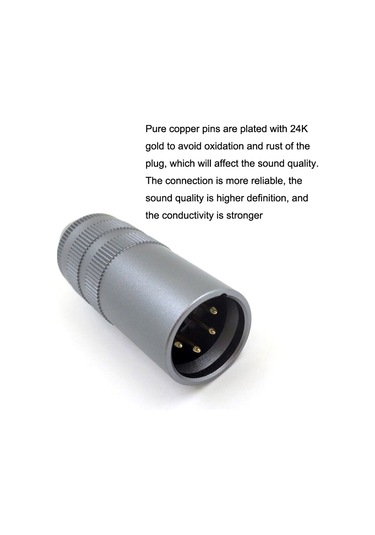 Sones 4 Çekirdekli Xlr - 3,5 Mm Amplifikatör Denge Dişi Kulaklık Adaptörü