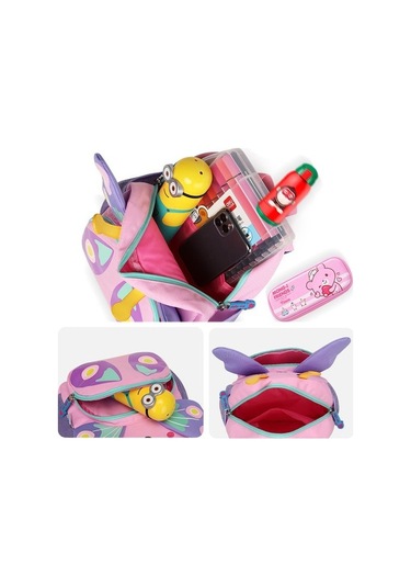 Three Beans Karikatür Hayvan Bebek Sırt Çantaları Anaokulu Schoolbag Çocuk Sırt Çantası Çocuk Okul Çantaları Kız Erkek Sırt Çantaları 7xlwx3 Diğer