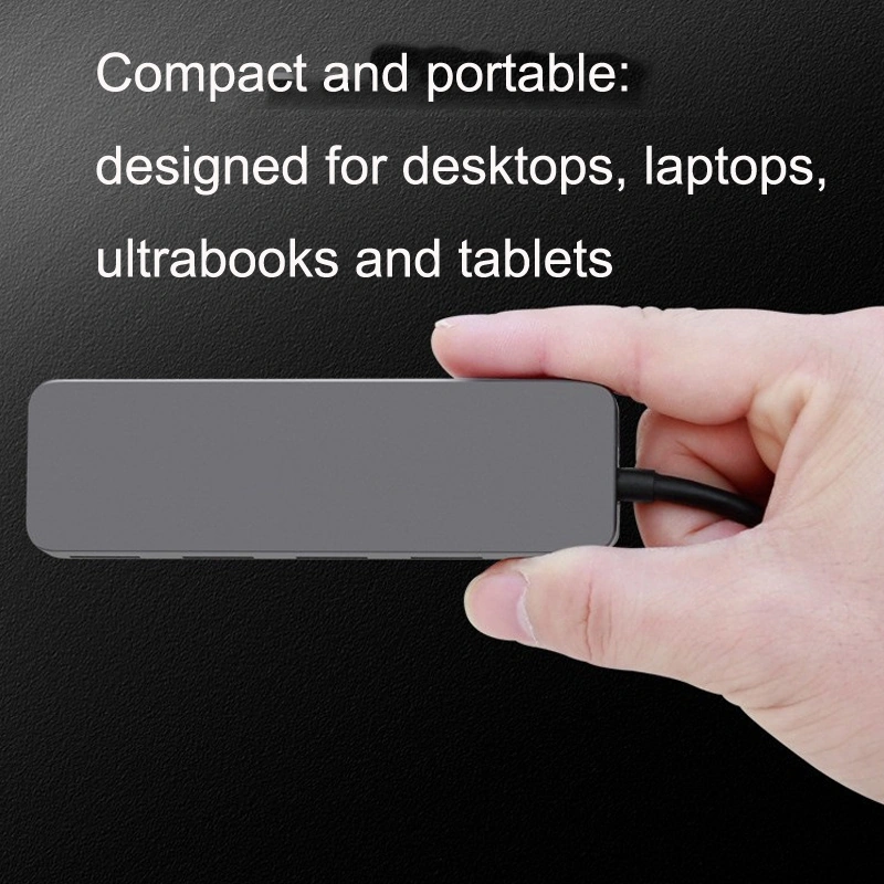 Sones Hs0059 Bağımsız Anahtar Usb 3.0 4 Portlu Uzatma Tipi C / Usb-c Alüminyum Alaşımlı Hub, Kablo Uzunluğu: 120 Cm