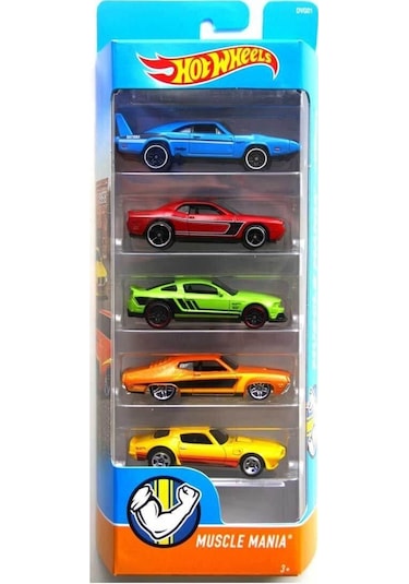 Mattel Hot Wheels Araba Seti 5'li