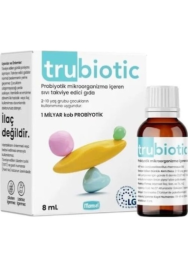 Trubiotic Probiyotik Mikroorganizma Damla 8 ML