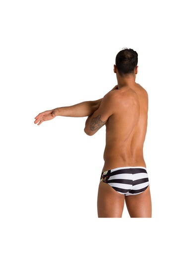 Arena One Akına Brıef Multı- Black Siyah Erkek Mayo 002922105 Siyah-beyaz Siyah - Beyaz