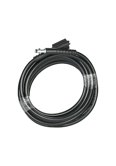 Symbee 8 Metre 1200 Psı Pvc Yıkama Makinesi Hortumu - Kırılmaya Dayanıklı, Esnek, 10mm-22mm Uçlar, Flaş Montajlı Aksesuar