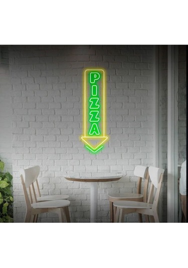 Twins Led Pizza Yazılı Neon Tabela Yeşil Model:model:25293366 Yeşil