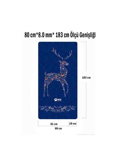 Tusi Yoga Matı Ve Pilates Minderi Aşk Barış Neşe