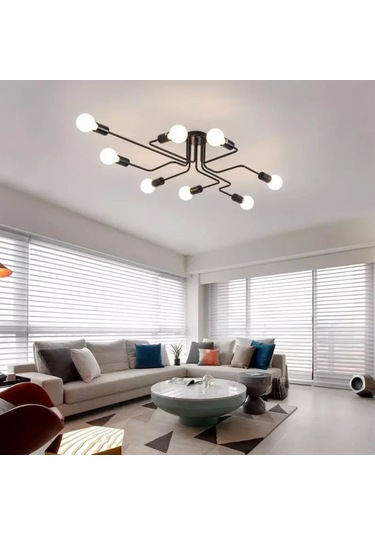 Modern 8 Kol Kumandalı Akrep Avize