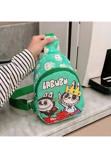 Yeni Labubu Karikatür Sevimli Çocuk Çantası Oyuncak Bozuk Para Cüzdanı 1 Pink 1 Pink Pembe