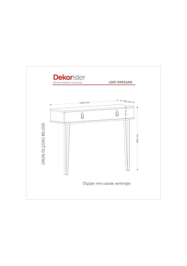 Dekorister Exclusive Lost Dresuar Ceviz