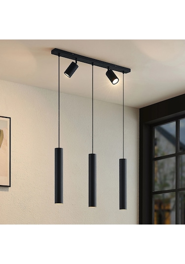 Archio Üçlü Spotlu Ledli Sıralı Sarkıt Avize Çok Renkli