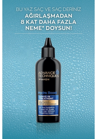 Avon Advance Techniques Hydra Boost nemlendirici Durulanmayan Saç Bakım Kremi 50 ML