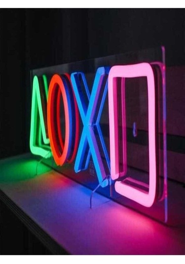 Twins Led Squid Game X Neon Pleksi Tabela Renkli Model:model:16243366 Renkli