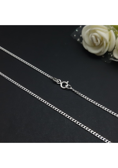 Bir Gümüş Aşkı 925 Ayar Gümüş 2 MM Gurmet Model Erkek Zincir Kolye