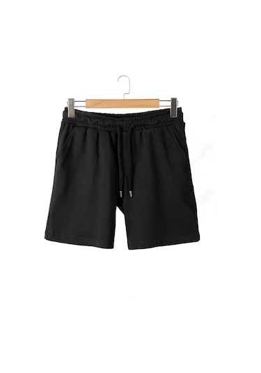 Terapi Men Erkek Siyah Basic Regular Fit Şort & Bermuda Siyah