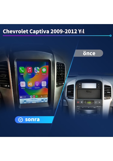 Chevrolet Captiva 2009-2012 Yıl Multimedya 6gb Ram 128gb Rom