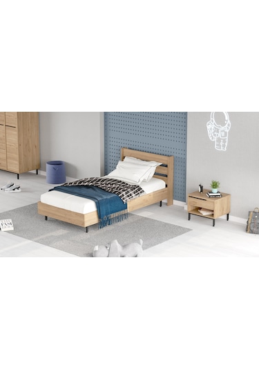 Robin Home Lidya Genç Odası Takımı 2'li Set Sepet Kahverengi