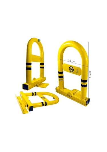 Kilitli Yatar Park Bariyeri Katlanır Bariyer Kişisel Otopark Direği Demiri