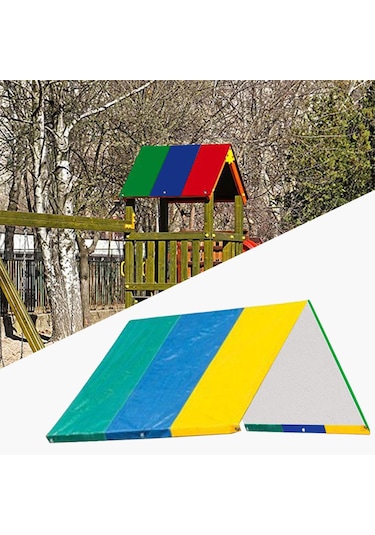 Suntek Su Geçirmez Salıncak Seti Yedek Tarp Yeşil-sarı-mavi Yeşil Sarı Mavi Yeşil - Sarı - Mavi