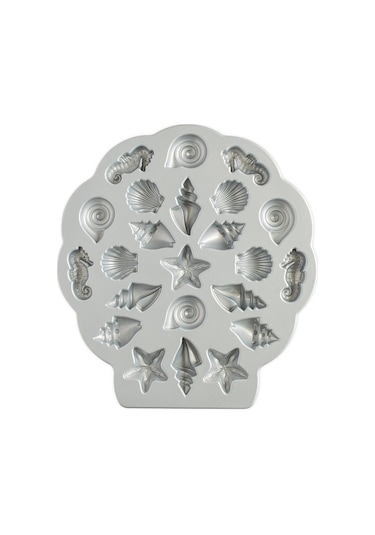 Nordicware Mini Deniz Kabukları Kek Kalıbı - Platin