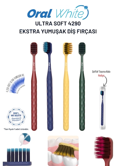 Oral White Ultra Soft 4290 Hassas Diş Fırçası