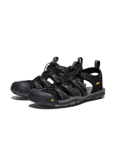 Keen 1008660 Clearwater Cnx Black/gargoyle Erkek Sandalet Siyah
