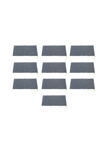 Youmex 10 Adet Su Engeli Torba, 420d Poliester, 25x50cm, Çekmeceli, Su Geçirmez, Bodrum-garaaj Sınırlama, Gri Diğer