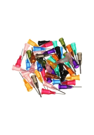 Ganzhoushop Yapıştırıcı Tutkal Smt Smd Sıvı Pastası Lehim İğnesi Dağıtım Dağıtıcı Adet 50 + Dp