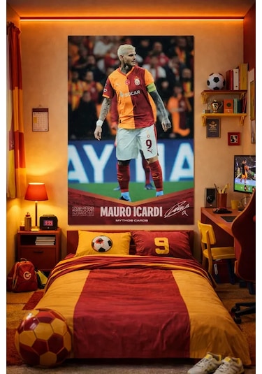 Galatasaray X Juventus - Mauro İcardi İmzalı Statik Poster