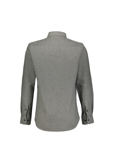 Finesuits Erkek Flanel Gömlek 2422204002.flcdr Siyah