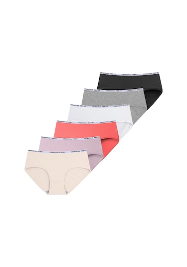 Likralı 6'lı Kutu Premium Günlük Kullanıma Uygun Bato Külot Amelıa G-008 B Resimdeki Renk