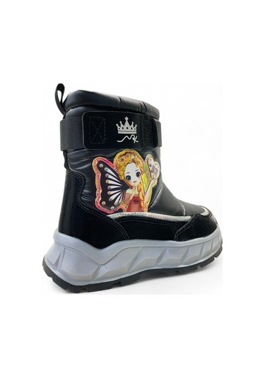 Marco Kids 22673 Kız Çocuk İçi Kürklü Kar Botu Siyah