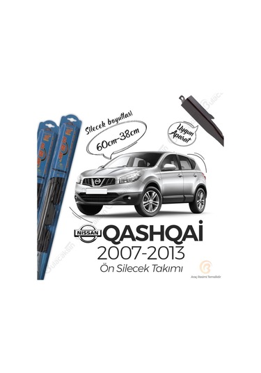 Nissan Qashqai Ön Silecek Takımı 2007-2013 Rbw Hibrit